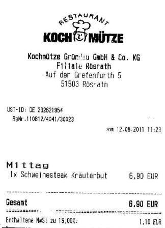 mcia Hffner Kochmtze Restaurant